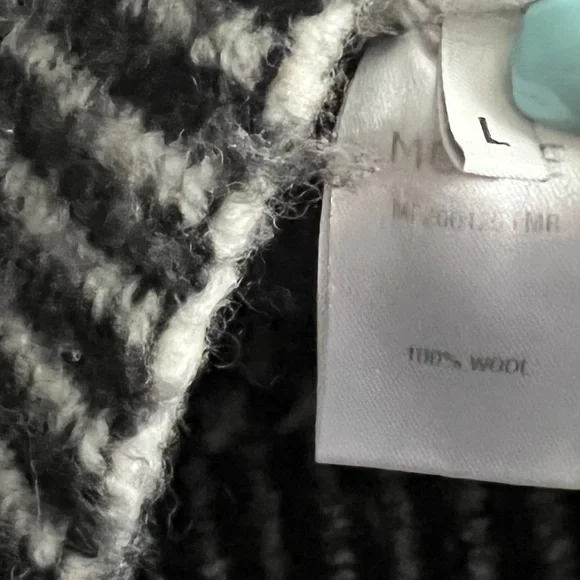 Monse red fairisle wool sweater